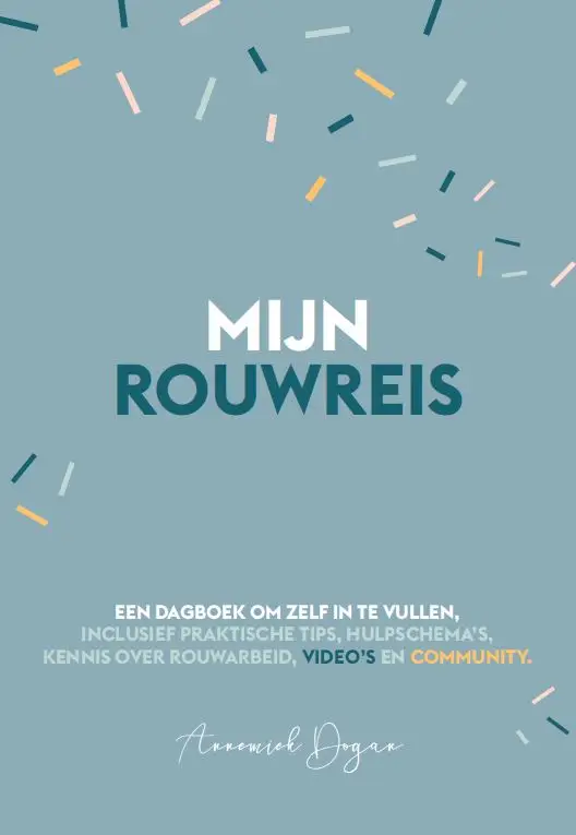 Een dagboek om zelf in te vullen.