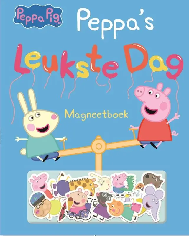 Peppa pig - Leukste dag magneetboek