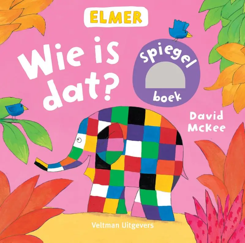 Elmer spiegelboek - Wie is dat