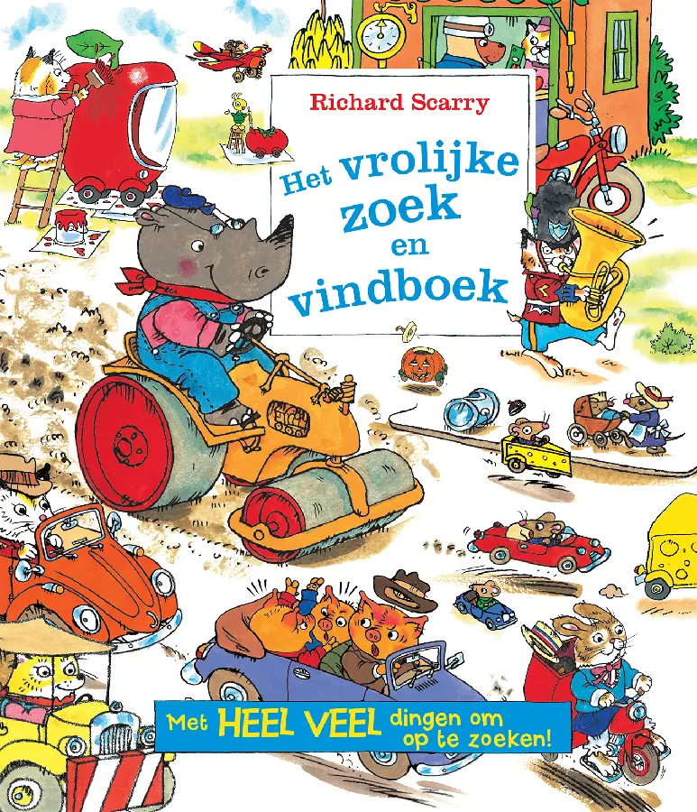 Vrolijke zoek en vindboek