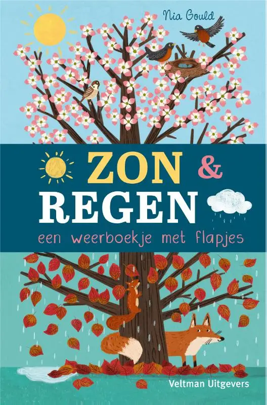 Een weerboek met flapjes.