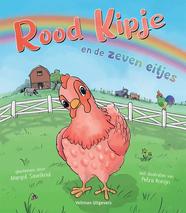Rood kipje en de zeven eitjes