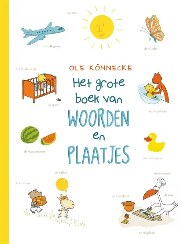 Grote boek van woorden en plaatjes