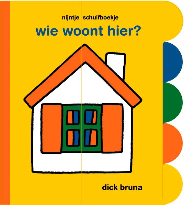 Nijntje schuifboekje wie woont hier