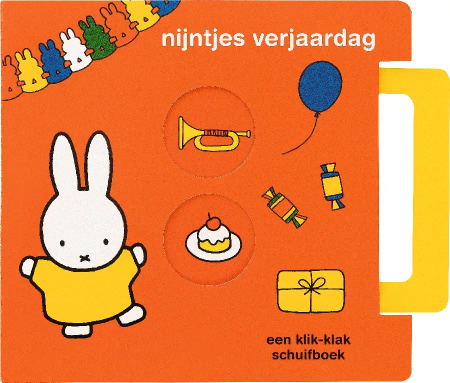 Een klik-klak schuifboek.