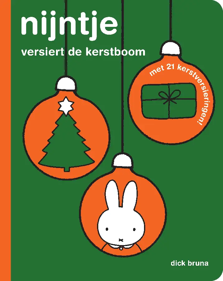 Nijntje versiert de kerstboom