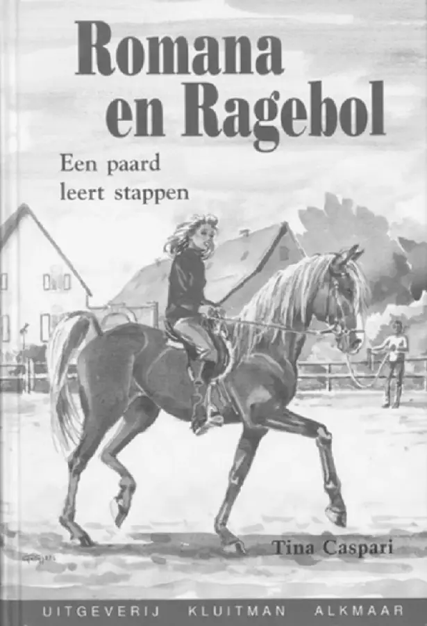 Een paard leert stappen