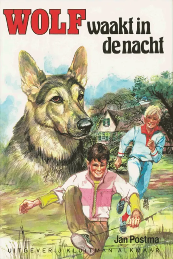 Wolf waakt in de nacht