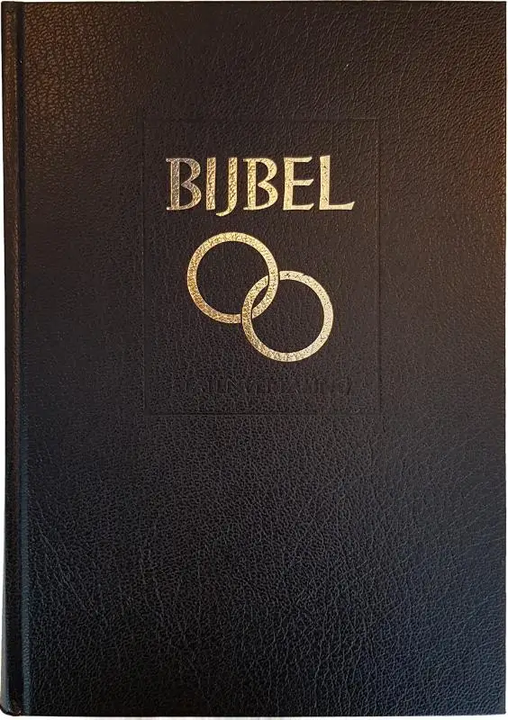 Huwelijksbijbel SV 108500 zwart kunstl