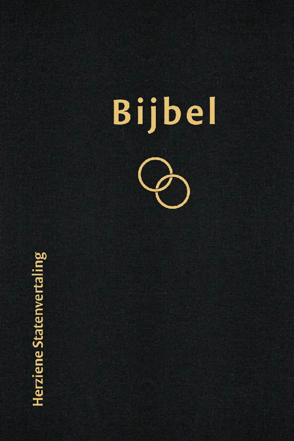 Huwelijksbijbel HSV zwart