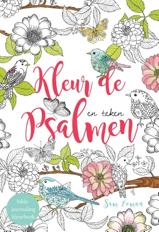 Bible-journaling kleurboek.