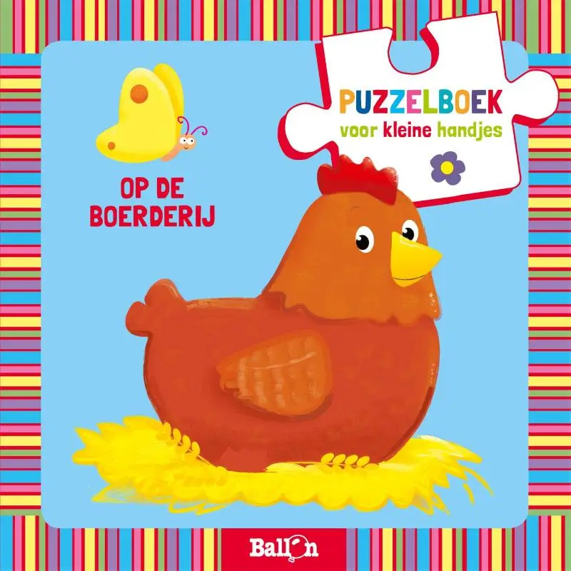 Puzzelboek voor kleine handjes.