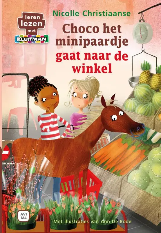 Choco het minipaardje gaat naar de winke