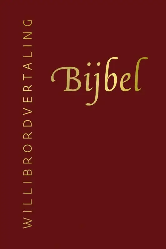 Bijbel willibrord rood leer goudsnee rit