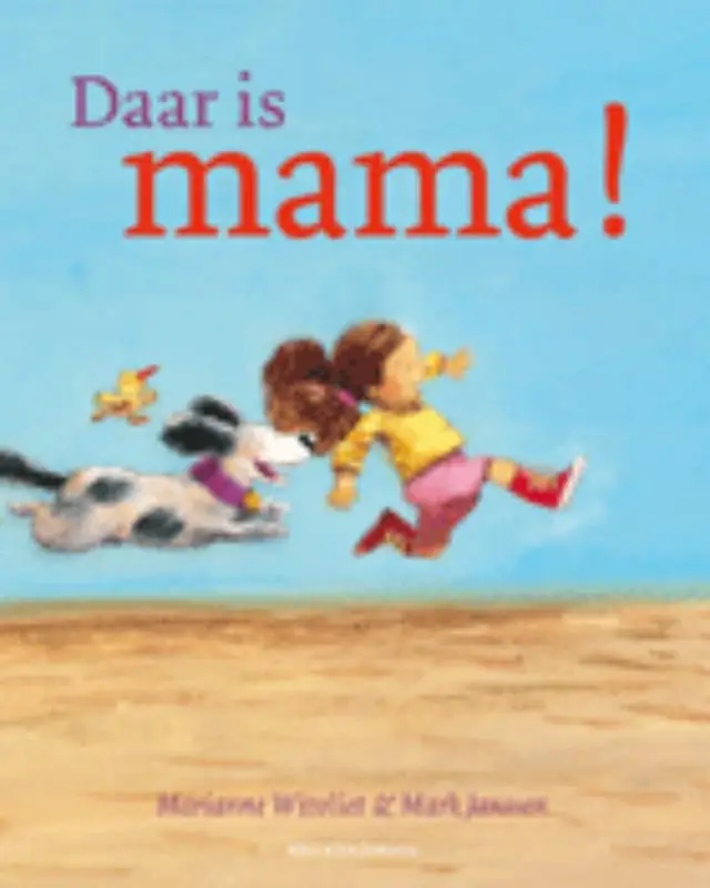 Daar is mama miniprentenboek