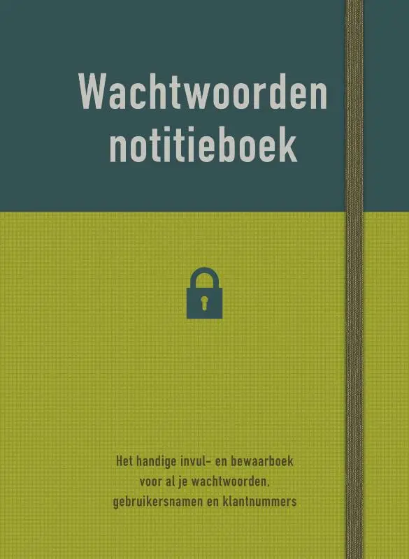 Wachtwoorden notitieboek