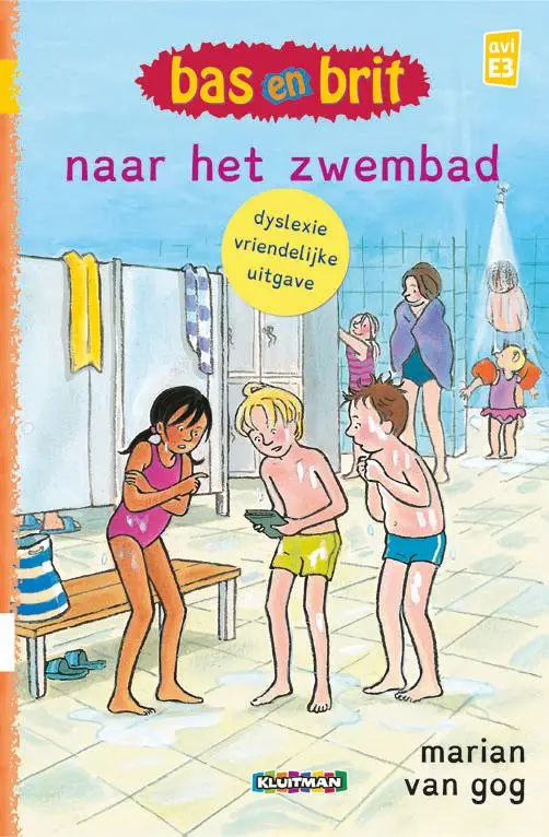 Bas en Brit naar het zwembad DYSLEXIE
