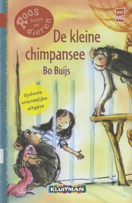 Kleine chimpansee DYSLEXIE